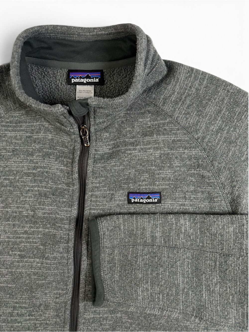 Patagonia Better Sweater Full Zip Fleece Jacket Gray Men’s Large
